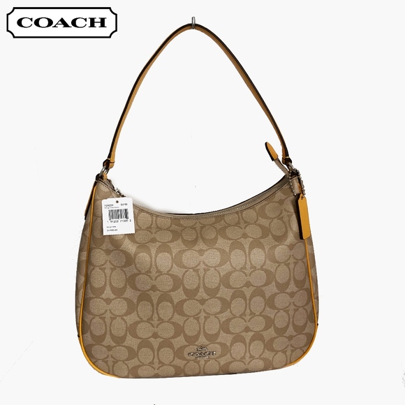 Coach Handbags - Coach Signature Zip Shoulder Bag F29209 NWT Canary